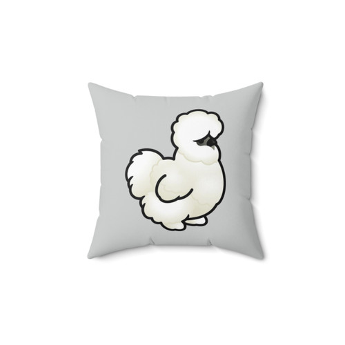 Chubby Silkie Chicken Pillow - Soft, Plush, and Cuddly