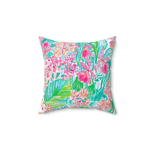 Lilly Pulitzer Orchid Summer Pillow