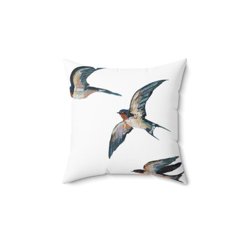 Barn Swallow Acrylic Art Pillow