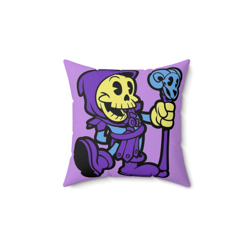 Vintage Villainy Skull Decorative Pillow