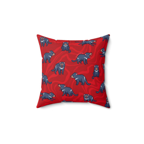 Tasmanian Devil Themed Decorative Pillow