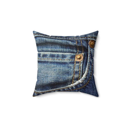 Blue Jean Pocket Pillow