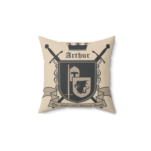 The Once and Future King Arthurian Fantasy Pillow
