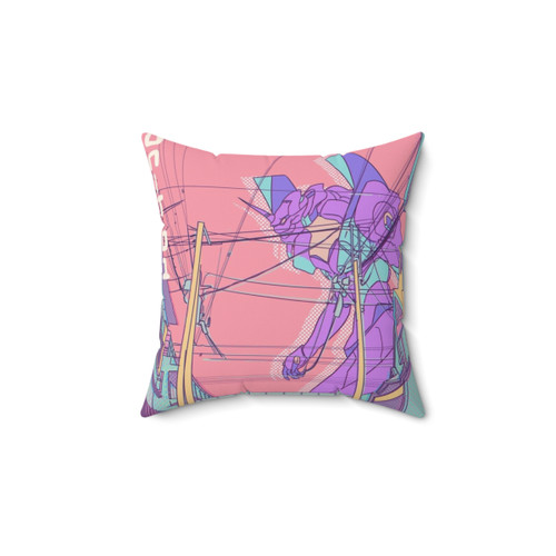 Neon Genesis Evangelion Anime Mech Aesthetic Pillow