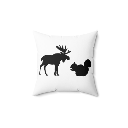 Supernatural Moose & Squirrel Pillow