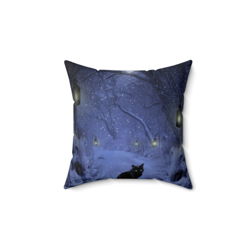 Frostar Midnight Cat Pillow