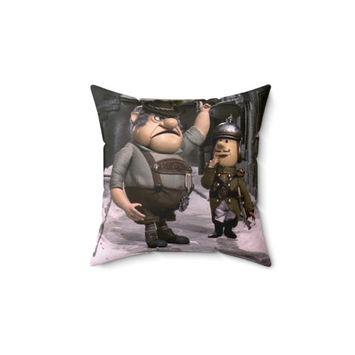 Burgermeister On The Town Nostalgic Holiday Pillow