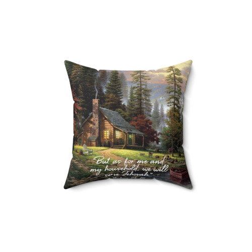 JOSHUA 24:15 Pillow - Inspirational Christian Scripture Decor