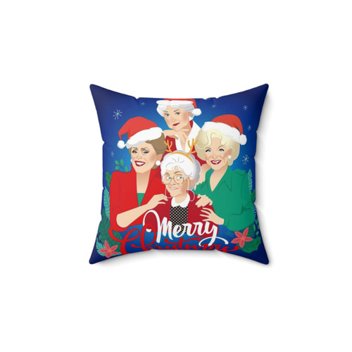 Christmas Girls Decorative Pillow featuring Alejandro Mogolloart
