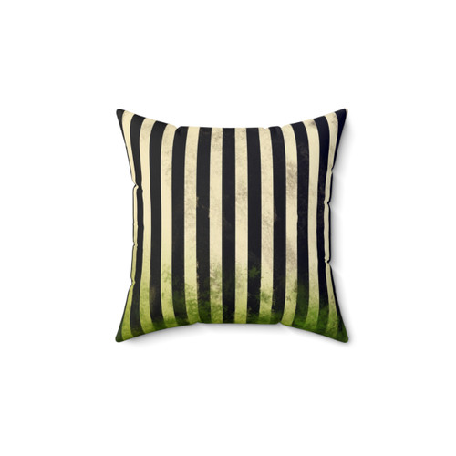 Beetlejuice Inspired Decorative Throw Pillow