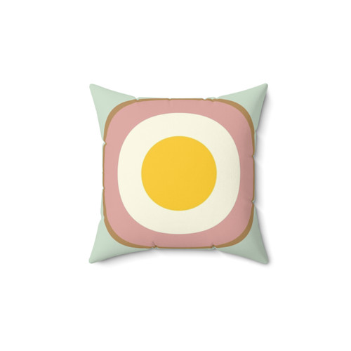 Soft Scotch Egg Pattern Decorative Pillow