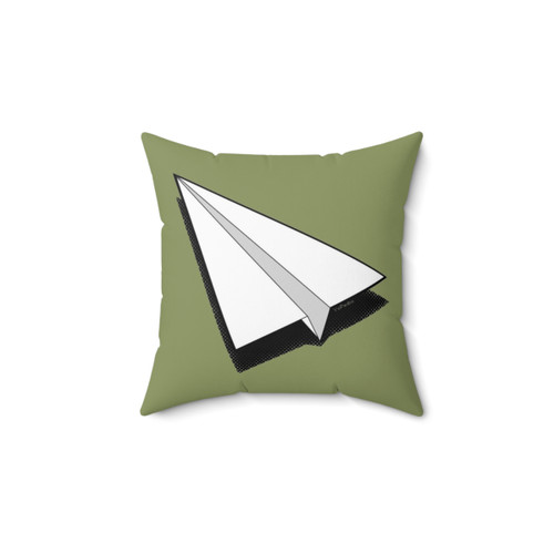 Paper Airplane Decorative Pillow