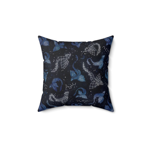 Magical Dragon Stars Decorative Pillow