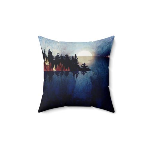 Autumn Moon Reflection Pillow