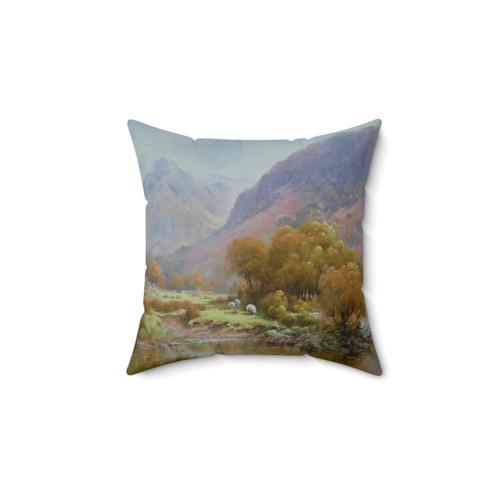 Borrowdale 2, Cumbria, England Landscape Pillow