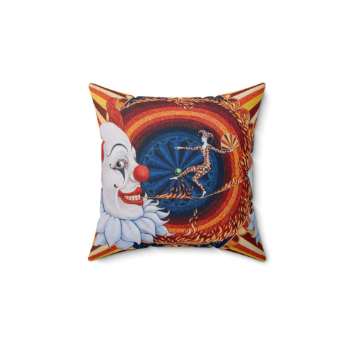 Colorful Circus Themed Pillow