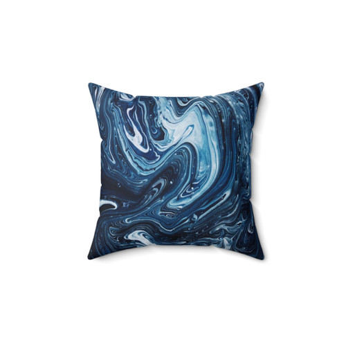 Gravity III Marbled Pillow