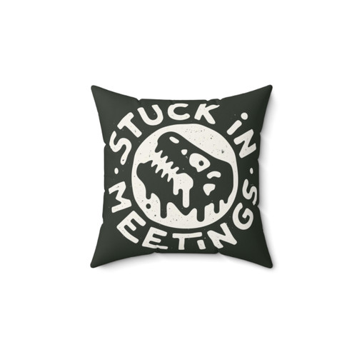 Dinosaur Graphic Design Pillow for Meetings