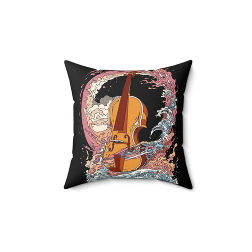Unique Instrument Design Pillow - Music Lover Decor