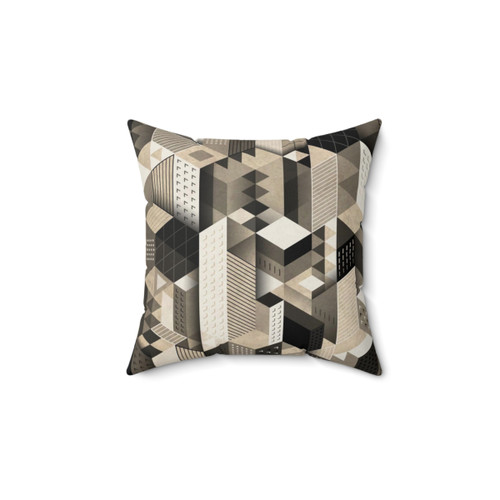 Skyscrapercity Abstract Accent Pillow