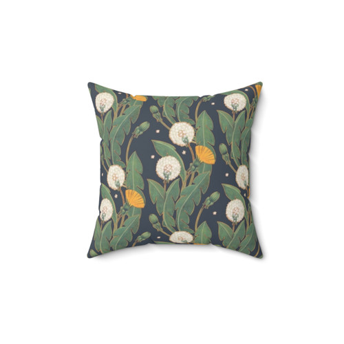 Dandelion seamless pattern pillow
