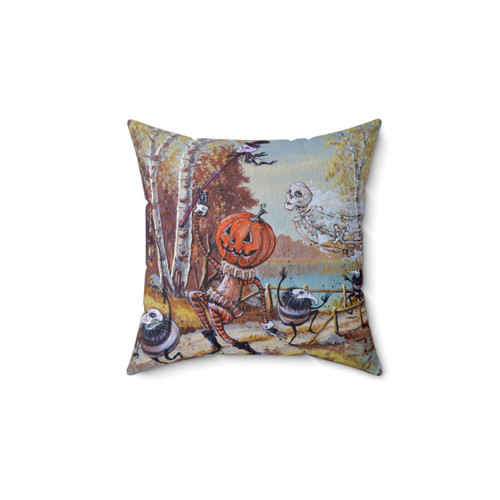Halloween Comes to Town Decorative Pillow