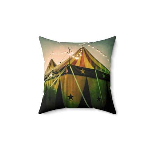 Circus themed decorative pillow