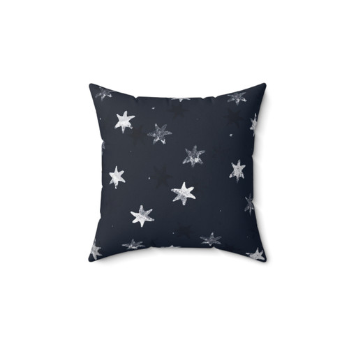 Stamped Star Decorative Throw Pillow