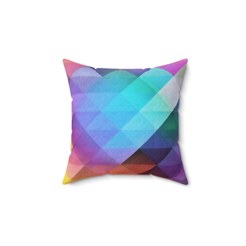 Colorful abstract pattern 12 pillow