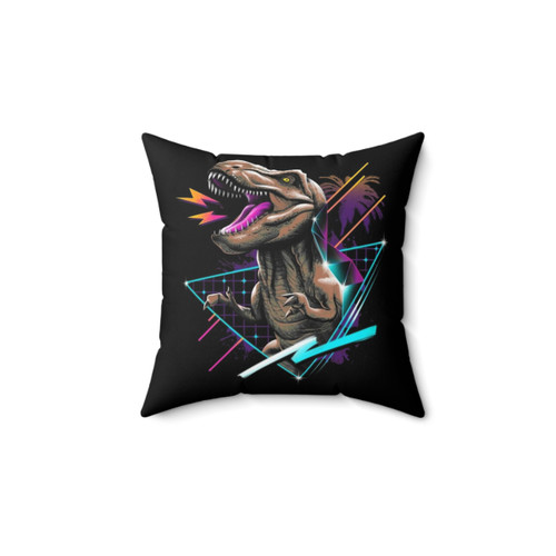 Retro Tyrannosaurus Rex Pillow