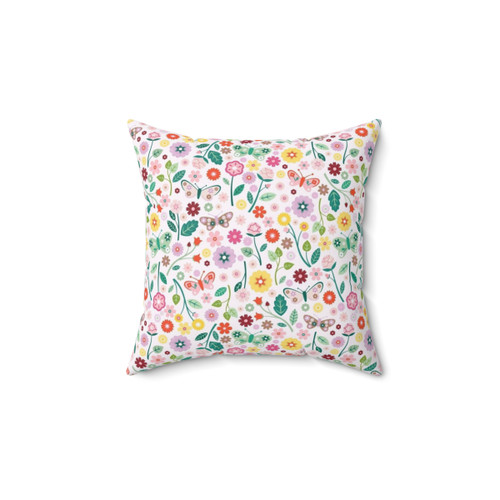 Butterfly Garden Decorative Pillow