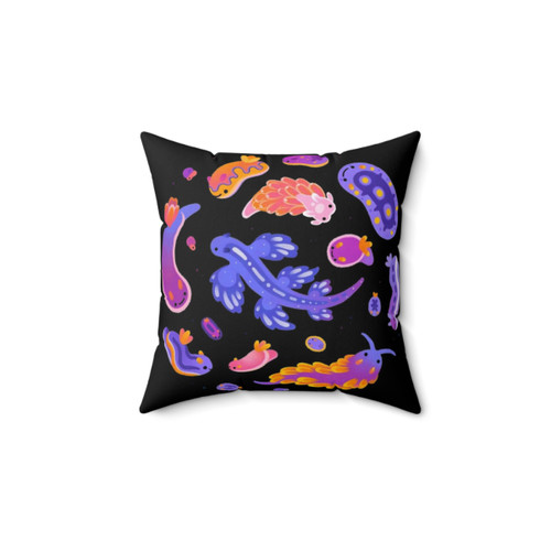 Sea Slug Decorative Pillow - Unique Ocean Creature Throw Pillow