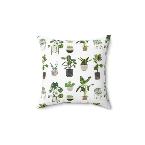 Papercut Houseplants Decorative Throw Pillow