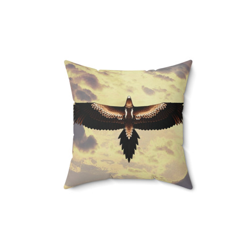 Wedge-Tailed Eagle Pillow - Colorful Australian Bird Decor