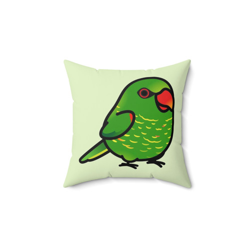 Chubby Scaly Lorikeet Throw Pillow