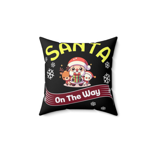 Santa Themed Decorative Pillow