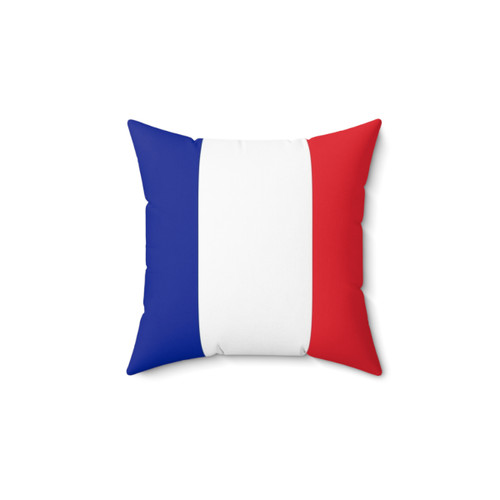 French Flag Decorative Pillow