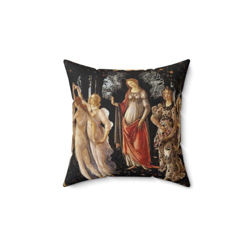 Botticelli's La Primavera Spring Allegory Pillow