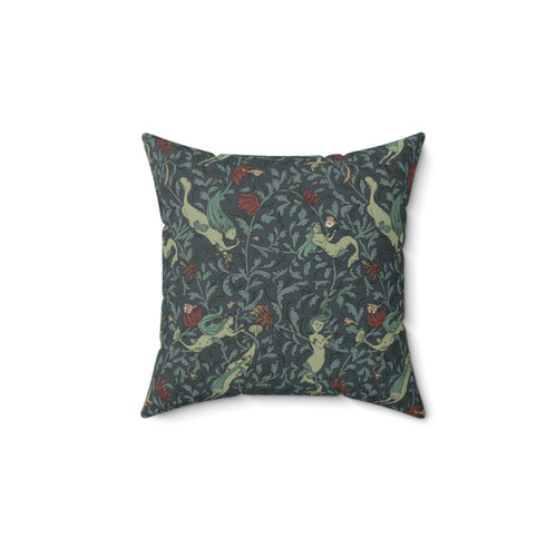 Deep Diving Mermaid Decorative Pillow