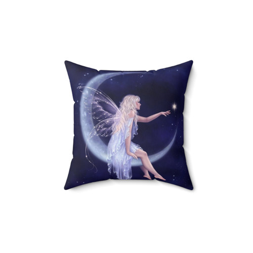 Magical Moon Fairy Decorative Pillow