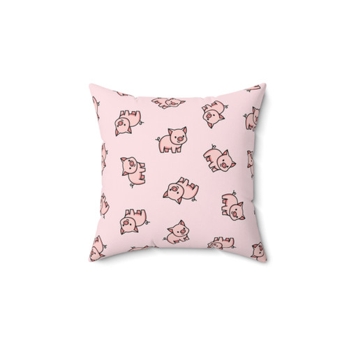Cute Pig Pillow - Adorable Animal Cartoon Design