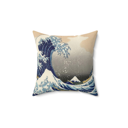 Decorative Great Wave Pillow