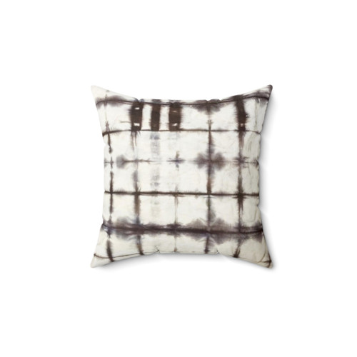 Shibori Tie-Dye Throw Pillow