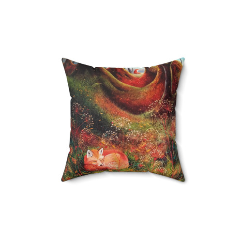 Sleeping Fox Decorative Throw Pillow