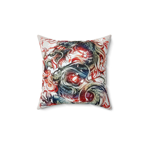 Majestic Dragon Pillow for Bedroom or Living Room Decor