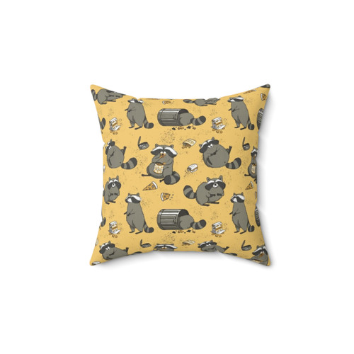 Rascally Raccoons Pillow - Adorable Nature-Inspired Home Decor