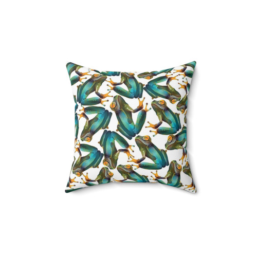 Enchanted Frogs Decorative Pillow