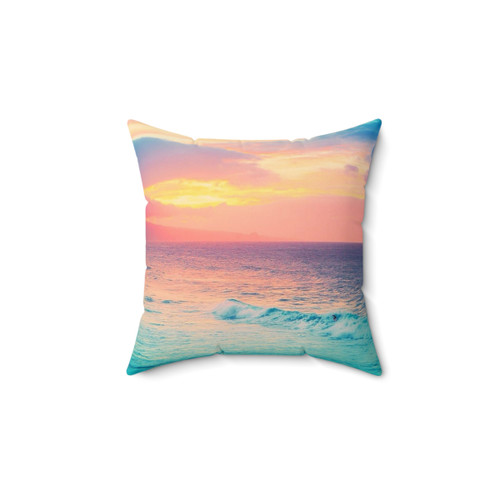 Hookipa Surf Sunset Decorative Pillow