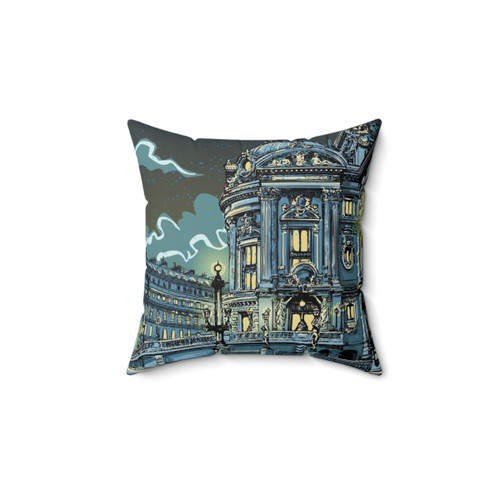 Opéra de Paris at Night Pillow