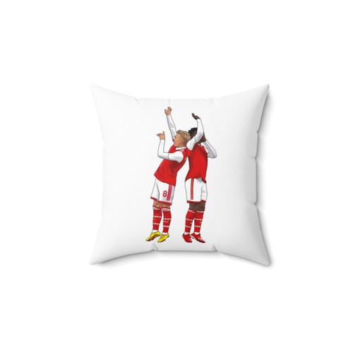 Arsenal Celebration Pillow with Bukayo Saka and Martin Odegaard